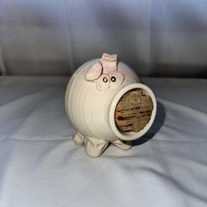 Vintage Art Pottery Piggy Bank